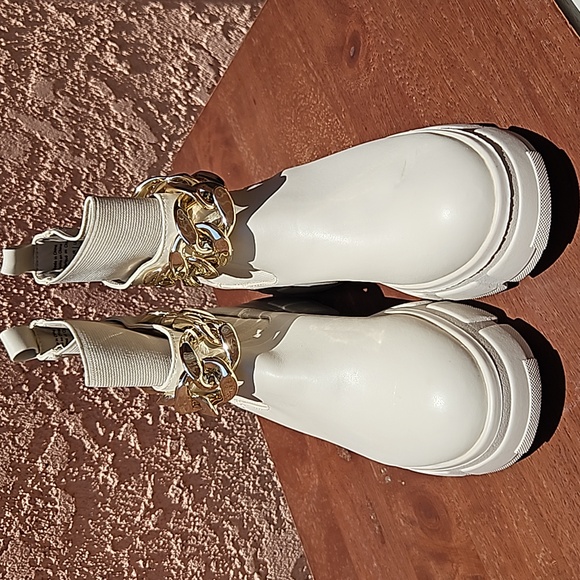 Rachel Zoe Lyra Chelsea Combat Ankle Boots - Picture 4 of 15